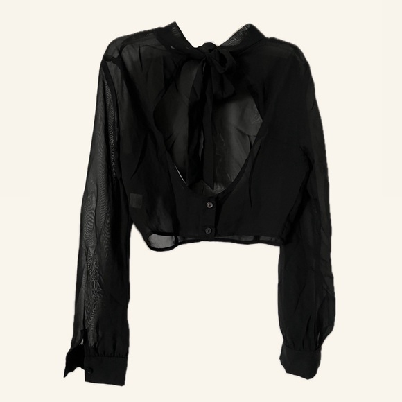 Sheer Crop Top - Picture 2 of 2